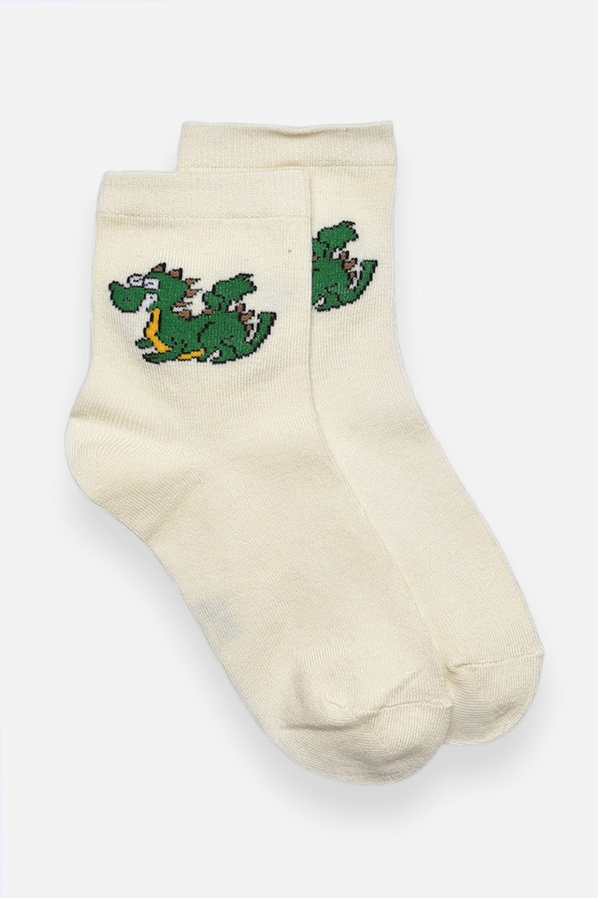 Шкарпетки дитячі демісезонні молочного кольору 192939S, фото 1