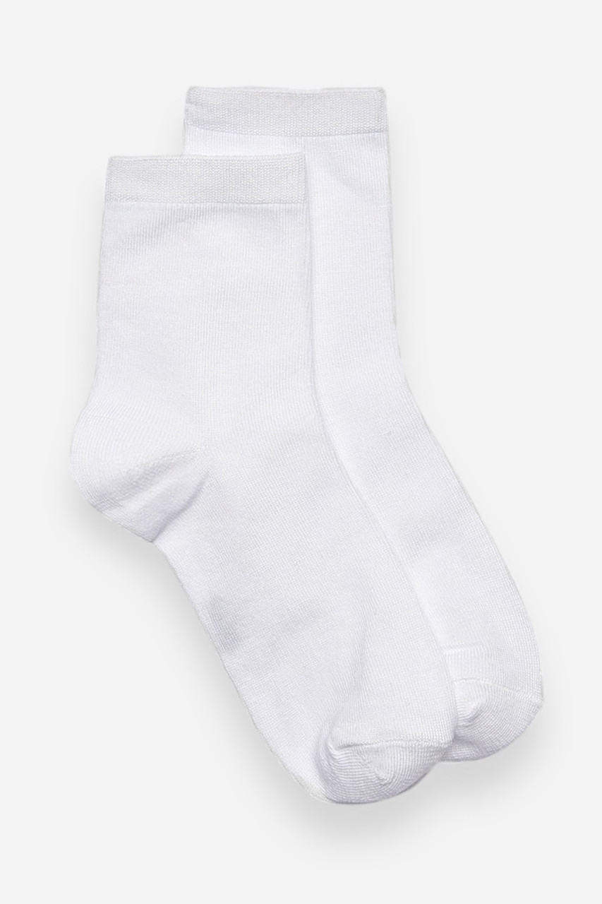 Шкарпетки дитячі демісезонні білого кольору р.30-35 192954S, фото 1