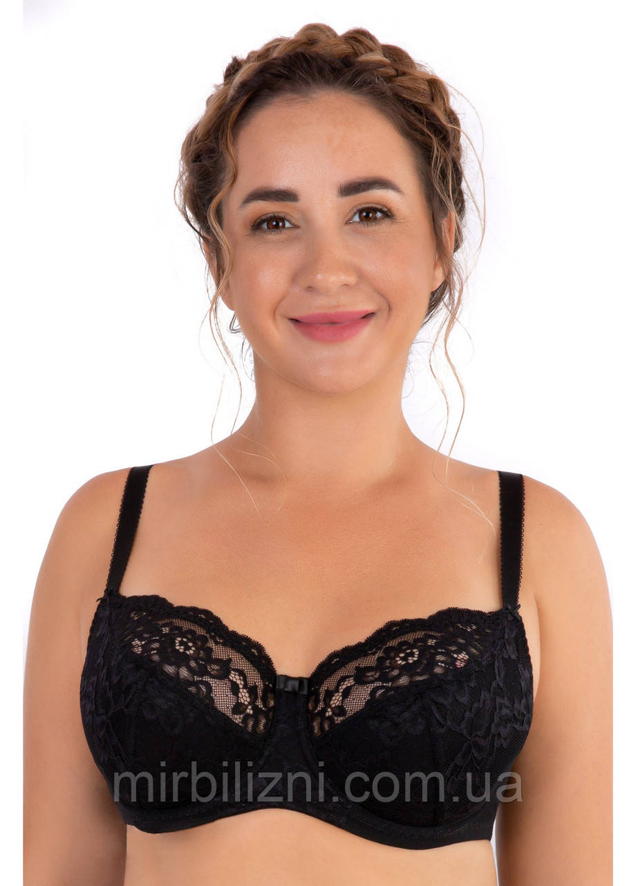 Бюстгальтер Lauma чорний, арт.72F20 (мягкая чашка, на косточках)