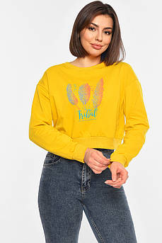 Світшот жіночий жовтий р.M 195650M