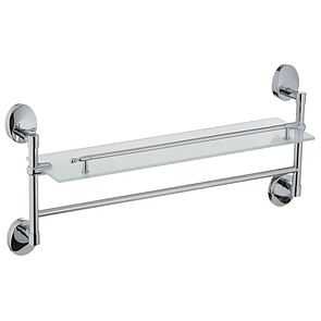 Полиця з тримачем для рушників ZERIX 3307-4 (LL1438) kr