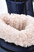 Дутики дитячі на штучному хутрі темно-синього кольору 195670T Безкоштовна доставка, фото 4