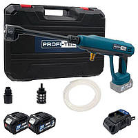 Потужна мийка високого тиску аккумуляторная PROFI-TEC PHPW3020 POWERLine : з АКБ 18V 4.0Ah, 30 бар EHA