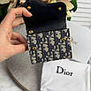 Жіночий мініатюрний гаманець на кнопці Cristian Dior, фото 5