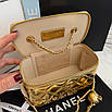 Стильна жіноча шкіряна сумка Chanel, фото 4