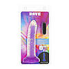 фаллоімітатор ADDICTION Rave 8" Glow in the Dark Dildo Purple Confetti, 20,3 см, фото 7