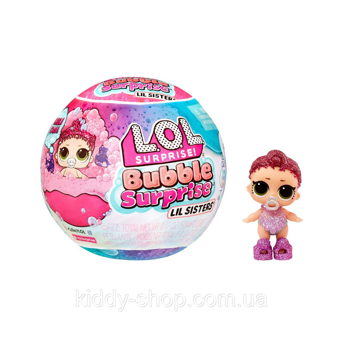 Ігровий набір з лялькою L.O.L. SURPRISE! серії Color Change Bubble Surprise S3 - Сестрички