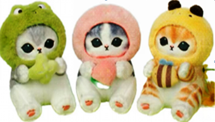 М'яка іграшка Котик Аніме/ Anime Cat Mofusand Plush Toy 45см, фото 1