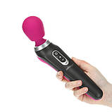 Потужний вібромасажер PalmPower Extreme - Pink, 7 режимів, гнучка головка, перезаряджуваний - SO3478, фото 3