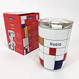 Подорожній термос Magio MG-1070 0.35 л, Термокружка маленька, Термос для напоїв UD-800 на спеку, фото 6