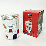 Подорожній термос Magio MG-1070 0.35 л, Термокружка маленька, Термос для напоїв UD-800 на спеку, фото 7