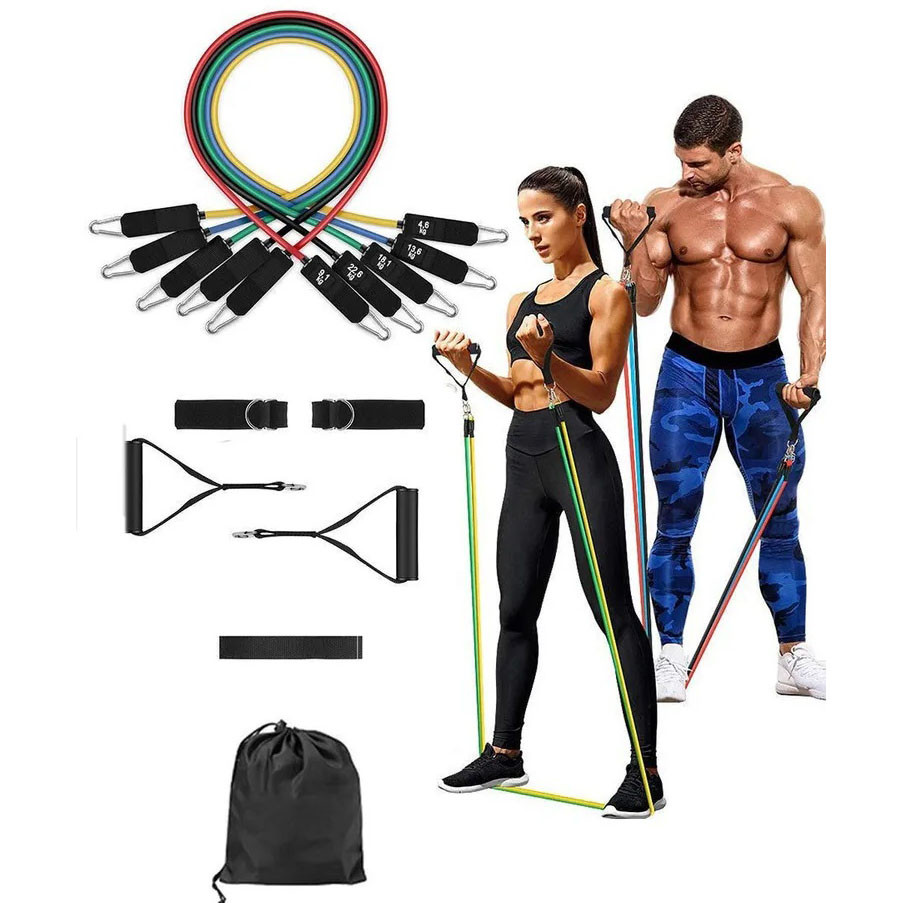 Еспандер джгут для фітнесу exercise pipe, Джгут еспандер для заняття, Гумка PH-953 для крофіта, фото 1