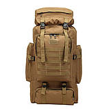 Рюкзак тактичний ЗСУ 70 л, Армійський рюкзак складаний, Тактичний рюкзак ЗСУ, Чоловічий DC-661 рюкзак польовий, фото 7