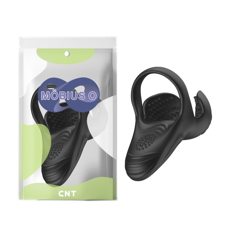 Jungle vibrating Ring With Ball Holder-Black kitty.in.ua, фото 1