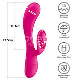 Вібратор подвійний LAllure Orbit Rechargeable Vibrator kitty.in.ua, фото 3