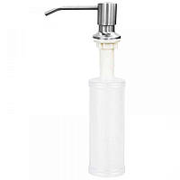 Дозатор для рідкого мила врізний з нерж. ст. SUS304, DIS-01.SUS (300 мл) ТМ ZERIX
