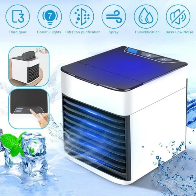 УЦІНКА! Портативний кондиціонер LED Arctic Air ULTRA Original 10 Вт (Погана упаковка, тріщина на кришці 2520) LS-NN2520