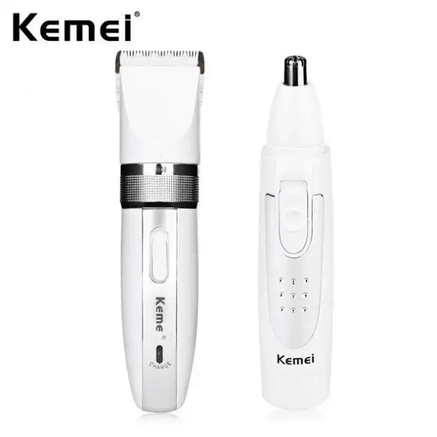 УЦЕНКА! Машинка для стрижки Kemei KM-2172 2 в 1 для носа и ушей (Нет упаковки, неполный комплект 2552) Лучшая LS-KM2552