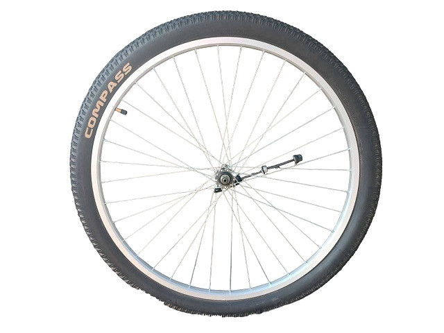 Колесо переднє 27,5" VLT 36H, V-brake, сіре (TF-AL-264)