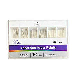 Штифти паперові XPEDENT 02 № 15,40,45 (100 шт)