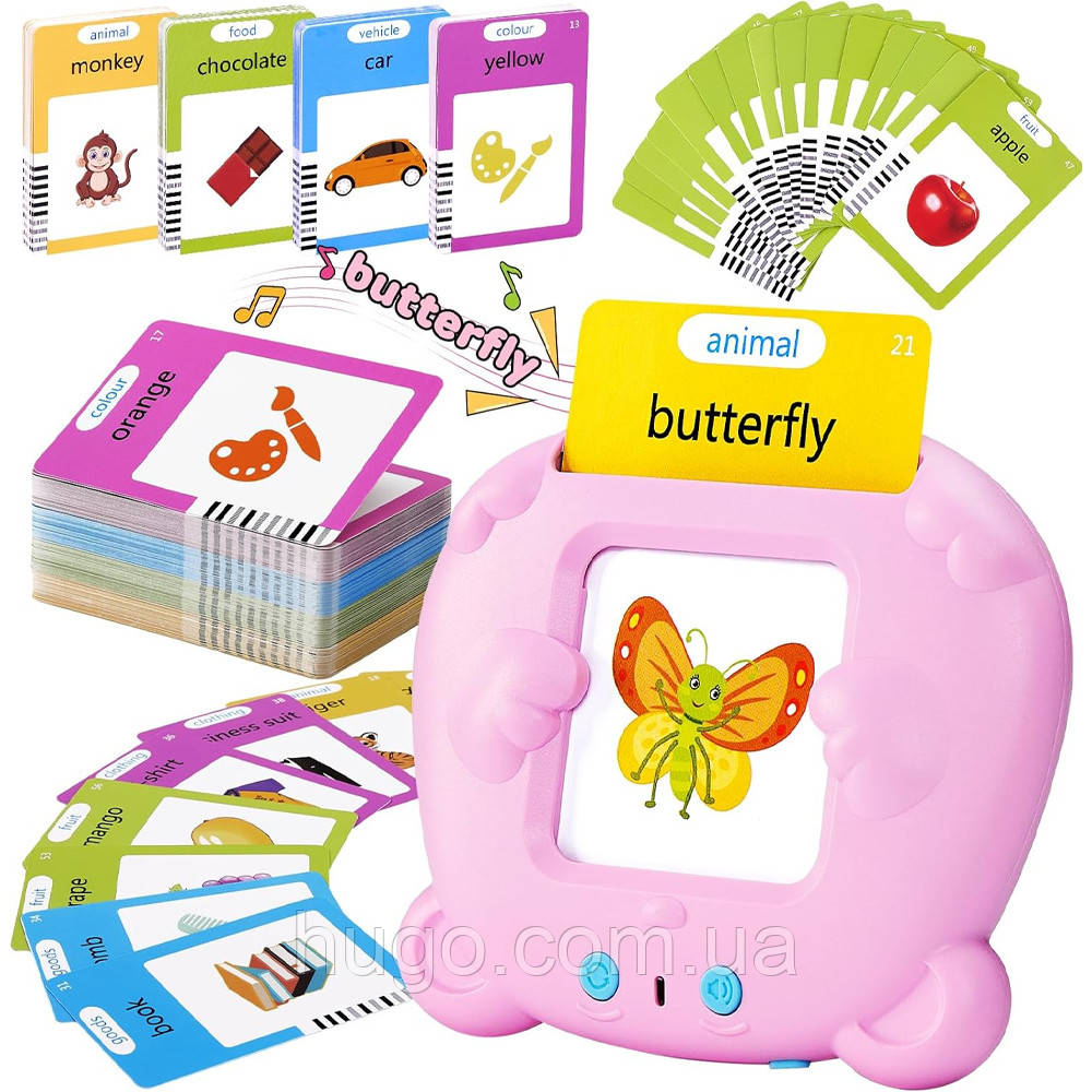 Планшет з картками для вивчення англійської мови на 510 слів / Розмовляючі картки для вивчення англійської, фото 1