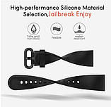 Силіконовий ремінець для Xiaomi Mi Watch 2 Dark blue ( Темно-синій ), фото 4