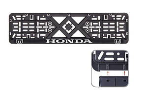Автомобiльна рамка пiд номер з рельєфним написом HONDA
