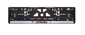 CITROEN - Автомобiльна рамка пiд номер НА СІРОМУ ФОНІ