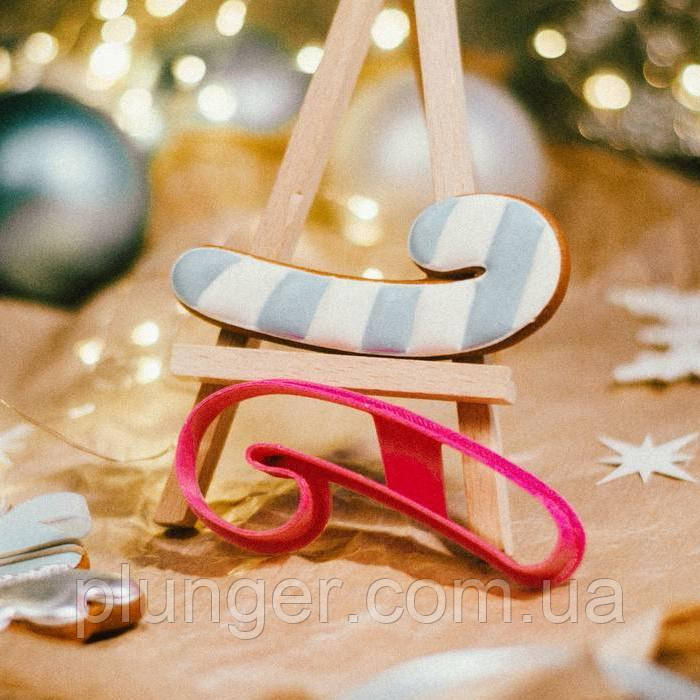 Вирубка пластикова для пряників Льодяник 7 см, фото 1