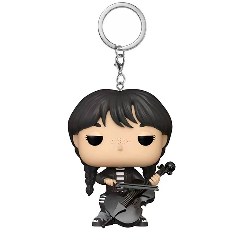 Іграшка Брелок Венсдей з Віолончеллю Funko Pop Фанко Поп з Wednesday для дітей (l_13489), фото 1