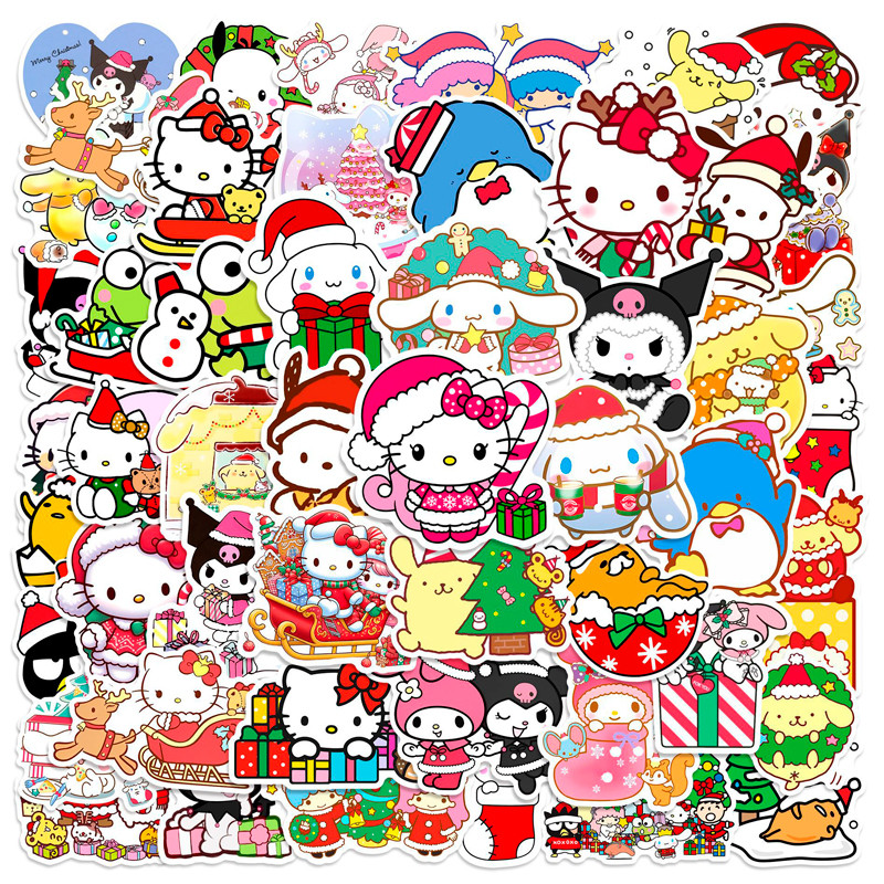 Іграшка Hello Kitty — 50 наклейок персонажів Хеллоу Кітті для дітей (l_13500)