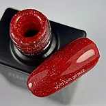 NAILSOFTHENIGHT Spritz gel polish — яскраво червоний світловідбиваючий гель лак, 10 мл, фото 2