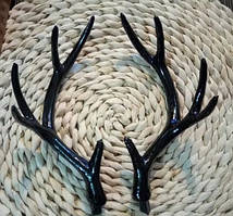 Карнавальний аксесуар Finding Оленячі роги квадробінг Чорний 17 см х 10 см х 6 см