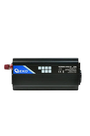 Перетворювач напруги, інвертор 12-220V 800/1600W GEKO G17006, фото 1
