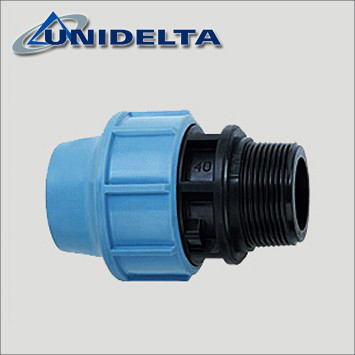 Муфта Unidelta 63х2 1/2" РН ПНД, фото 1