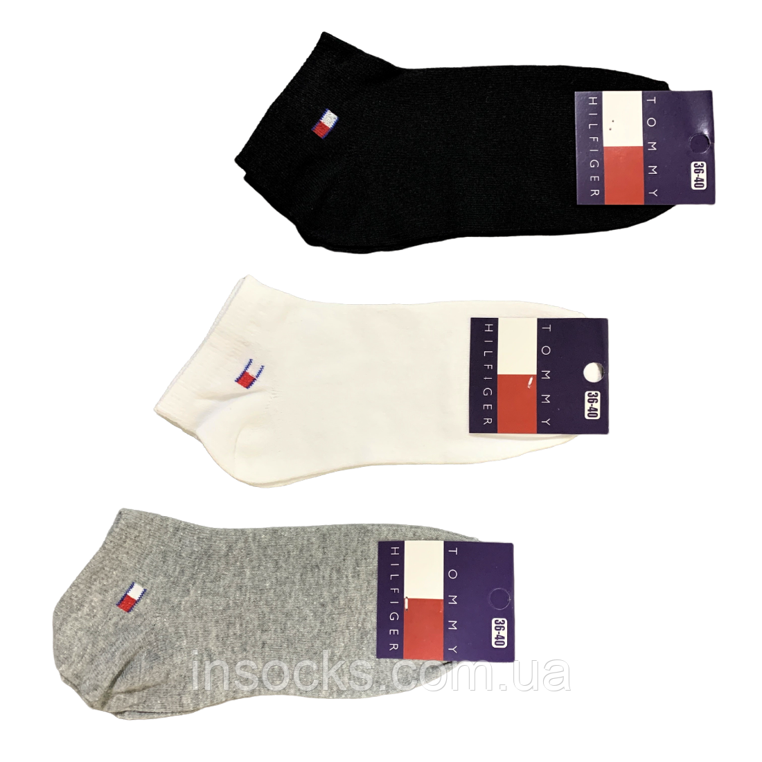 Шкарпетки жіночі "Tommy Hilfiger" демісезонні. 36-40р. Короткі., фото 1