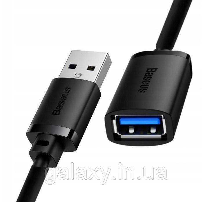 Кабель Baseus подовжувач USB тато мама 1,5м USB3.0 5Gbps AirJoy, фото 1
