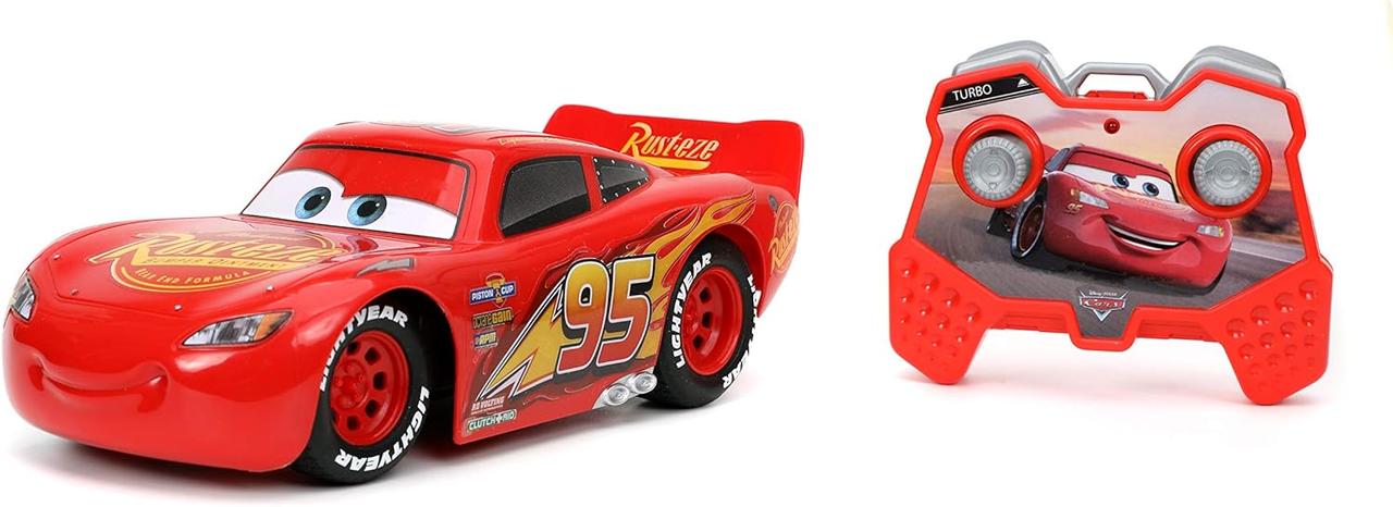 Машинка на пульті управління Блискавка МакКвін Jada Toys - Pixar Cars 1:24 Lightning McQueen RC 32232