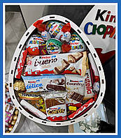 Сладкий бокс, Киндер сюрприз подарочный набор, Сладкие подарочные боксы детям, Подарки из конфет