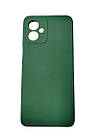 Силікон "Оригінал Велюр" Motorola Moto G14 Dark Green