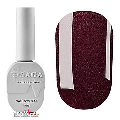 Гель-лак Saga Professional Wine Cat №05 котяче око бордовий, 10 мл