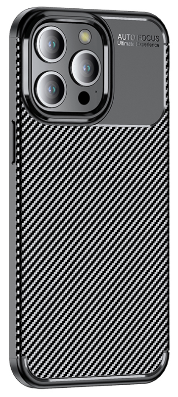 TPU чохол накладка Autofocus для iPhone 14 Pro Max / чорний