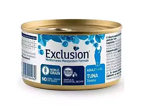 Exclusion (Ексклюжн) Cat Adult Tuna монопротеїнові консерви для кішок, ТУНЕЦЬ