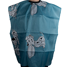 Дитяча накидка Hots Professional Turquoise на резинці та гачках, 116*71см (HP1072)