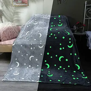 Світні плед у темряві Magic Glow In The Dark Blanket <unk> 150х120см