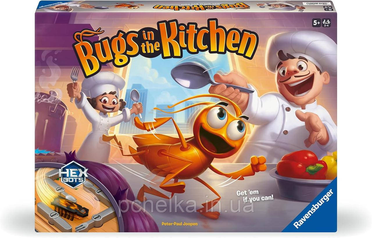 ХІТ продажів! Весела настільна гра Кукарача, Bugs In The Kitchen, La Cucaracha Ravensburger Версія 2024