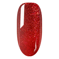 Гель-лак №187 (ЧЕРВОНИЙ, МІКРОБЛИСК), 5 мл