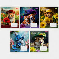 Зошит шкільний 1Вересня 12 аркушів коса лінія Charming companions (25)