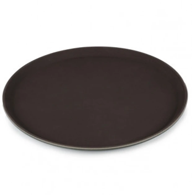 Піднос круглий з прогумованим дном 40см Helios 7383, фото 1