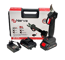 Акумуляторний безщітковий секатор NARVA NS-21BL (2 акумулятори та зарядні)